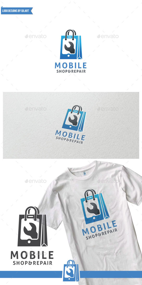 GraphicRiver Mobile Shop And Repair 10315289 GraphicRiver Mobile Shop And Repair 10315289