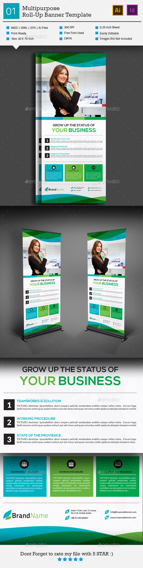 Multipurpose Roll-Up Banner 01 Multipurpose Roll-Up Banner 01