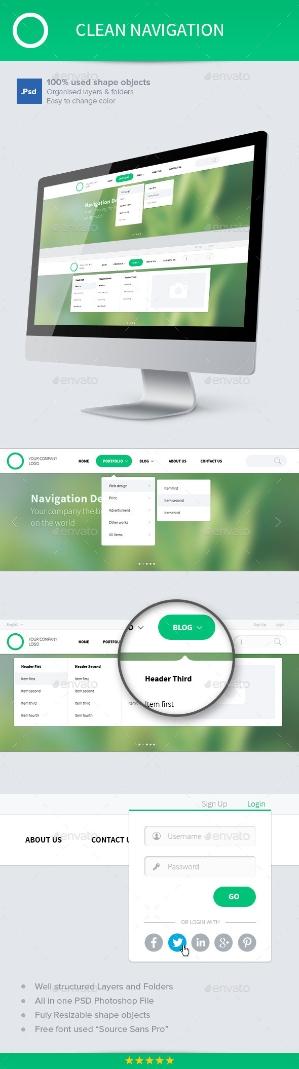 Clean Navigation