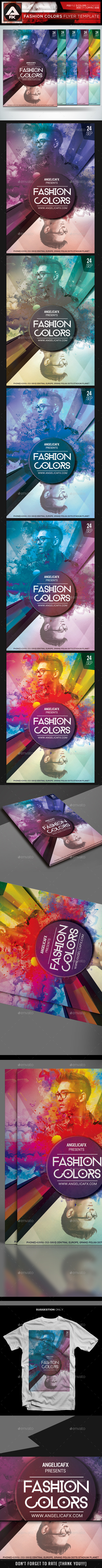 GraphicRiver Fashion Colors Flyer Template 10318707 GraphicRiver Fashion Colors Flyer Template 10318707