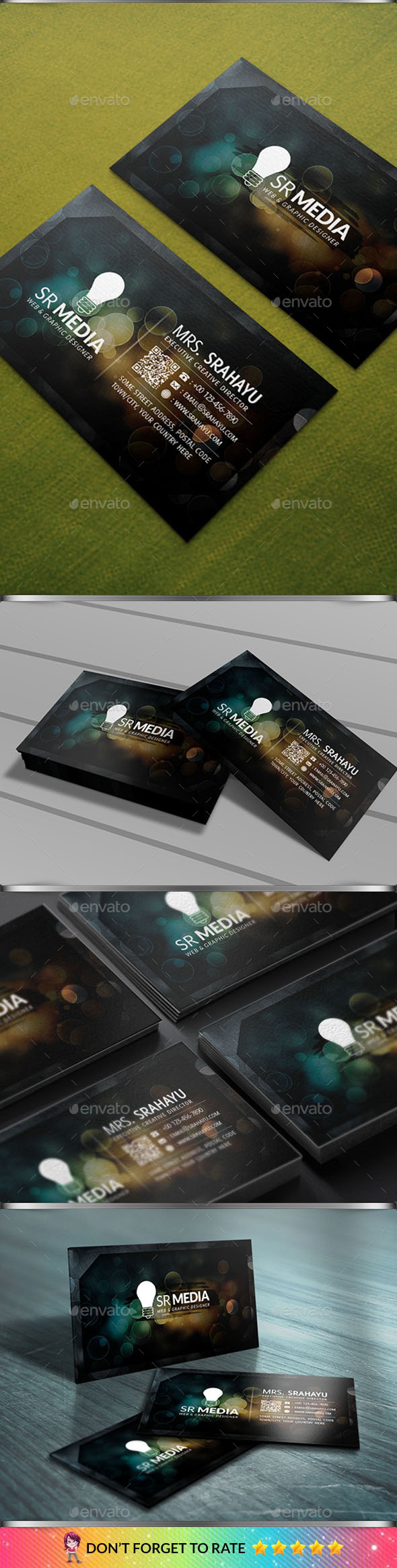 GraphicRiver Blur Bokeh Business Card 10319516 GraphicRiver Blur Bokeh Business Card 10319516