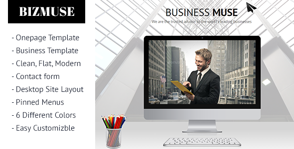 ThemeForest Biz Muse Template 10248543 ThemeForest Biz Muse Template 10248543