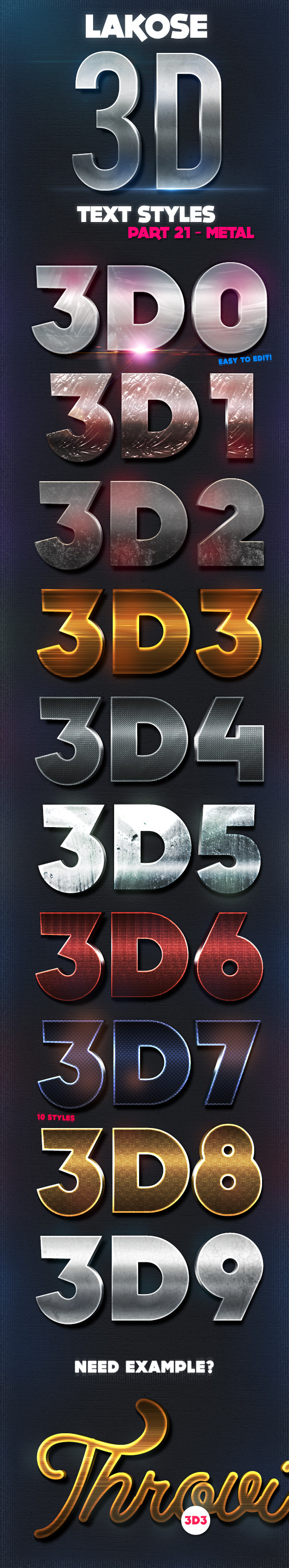 GraphicRiver Lakose 3D Text Styles Part 21 10320240 GraphicRiver Lakose 3D Text Styles Part 21 10320240