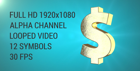 3D Currency Symbols Pack 3D Currency Symbols Pack