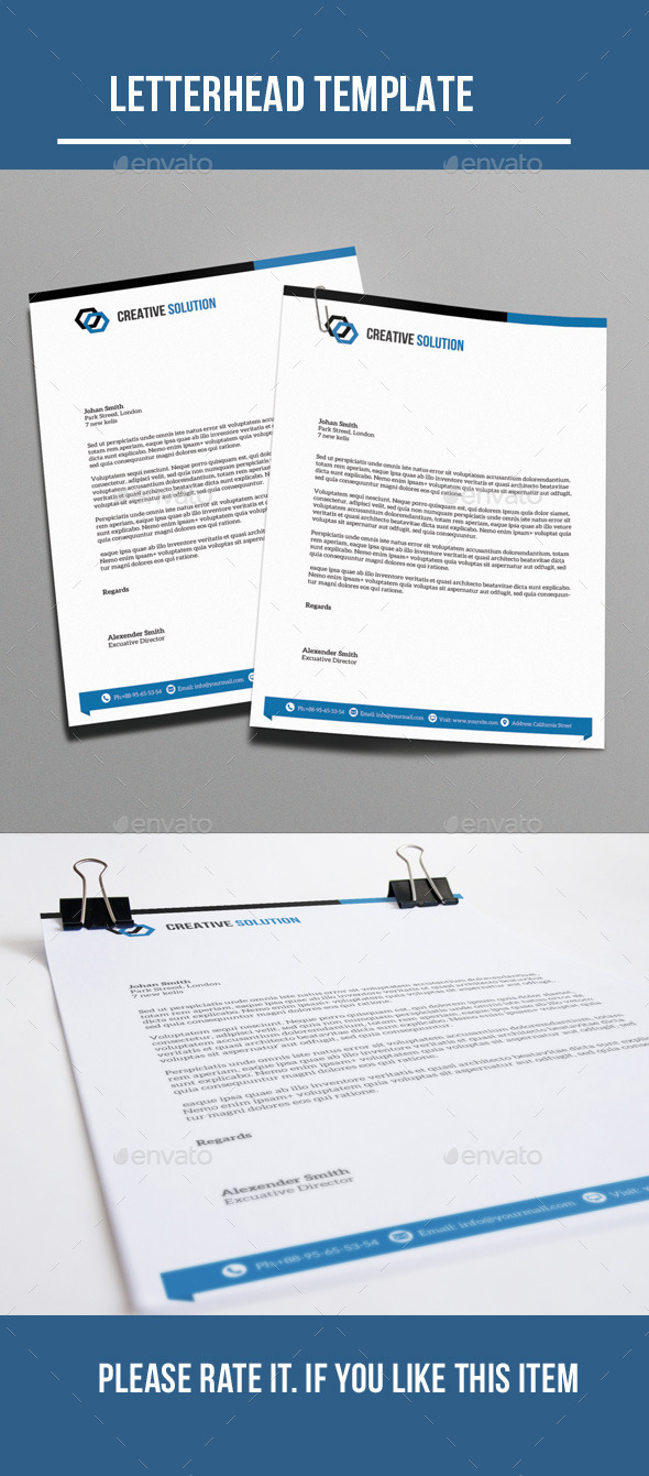 GraphicRiver Letterhead 10321124 GraphicRiver Letterhead 10321124