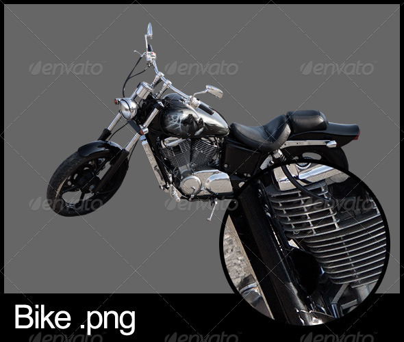 Isolated bike Isolated bike