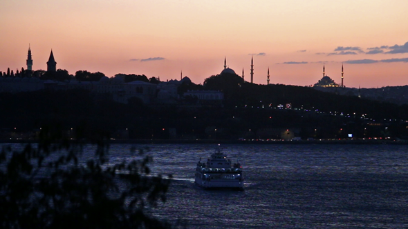 Sunset in Istanbul Sunset in Istanbul