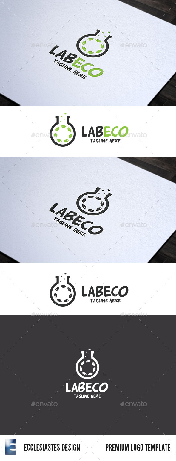 GraphicRiver LabEco Logo 10323087 GraphicRiver LabEco Logo 10323087