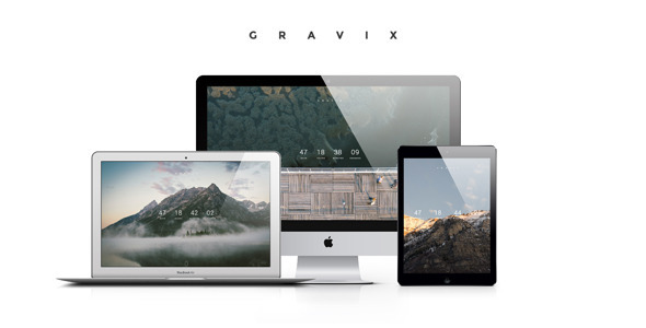 Gravix - A Retina Ready Coming Soon Template - Under Construction Specialty Pages