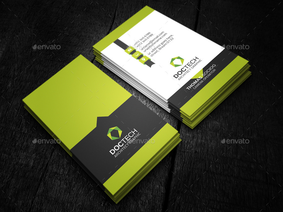 Office Business Card by -axnorpix | GraphicRiver