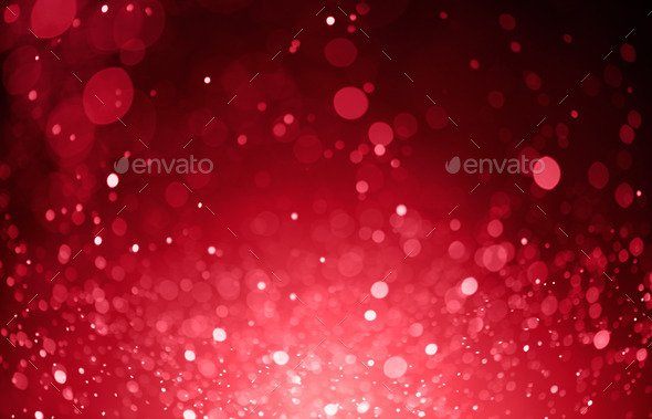 red bokeh lights background (Misc) Photo Download