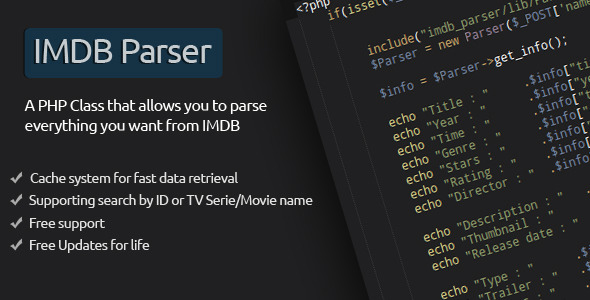 CodeCanyon IMDB Parser 10256647