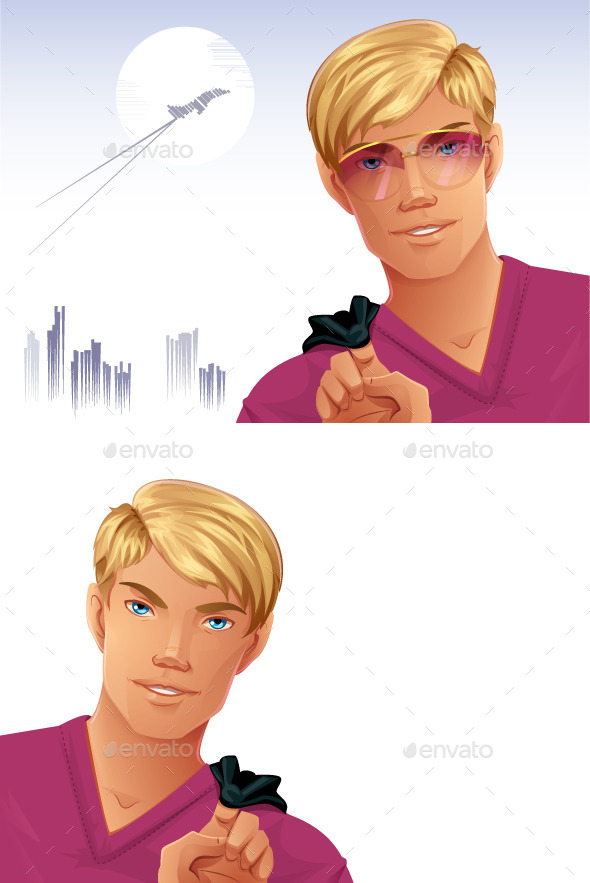 GraphicRiver Blonde Man 10325222 GraphicRiver Blonde Man 10325222