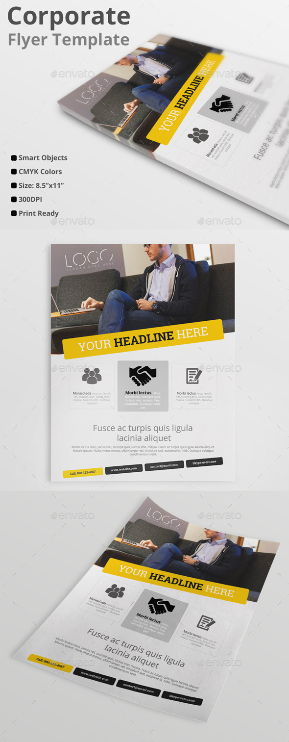 GraphicRiver Corporate Flyer Template 10326403 GraphicRiver Corporate Flyer Template 10326403