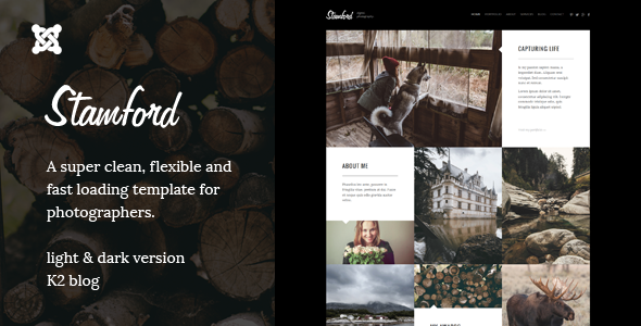 ThemeForest Stamford Joomla Photography Portfolio & Blog 10326691