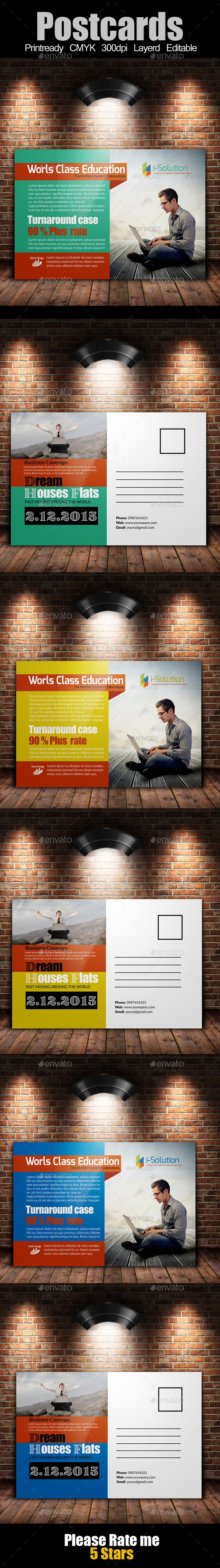 GraphicRiver Multi Use Business Post Cards 10327298 GraphicRiver Multi Use Business Post Cards 10327298