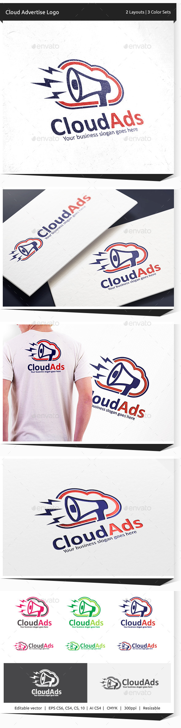 GraphicRiver Cloud Advert Logo 10304627 GraphicRiver Cloud Advert Logo 10304627