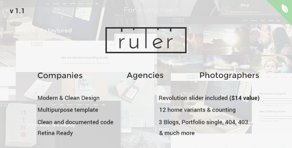 Ruler - Multipurpose One Page