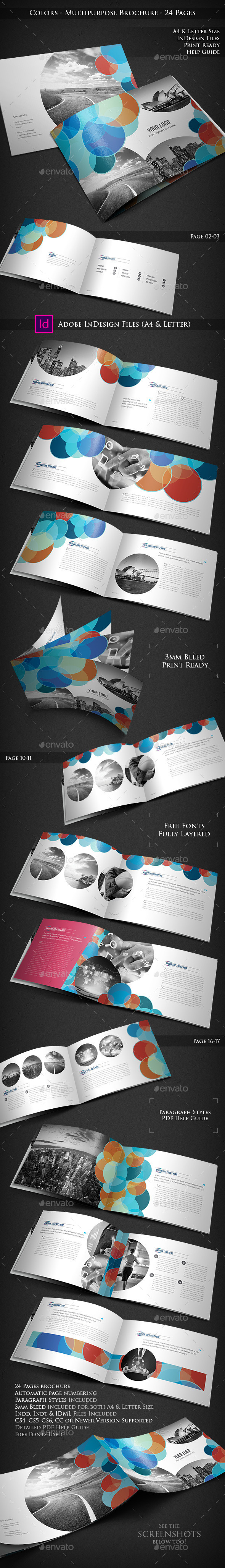 Colors - Multipurpose Brochure 24 Pages (Corporate)