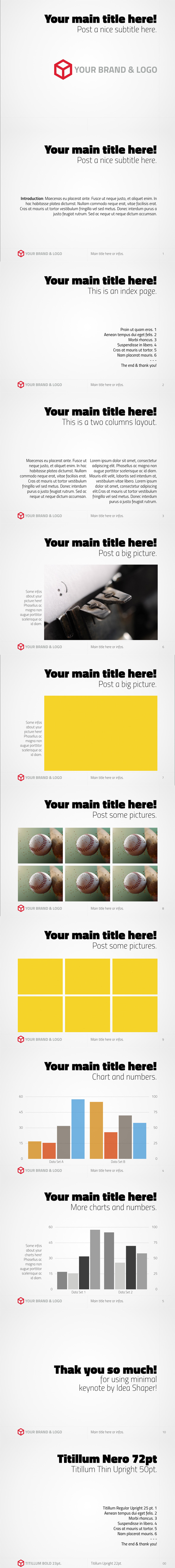 GraphicRiver Minimal & Simple Keynote Template 10333527 GraphicRiver Minimal & Simple Keynote Template 10333527
