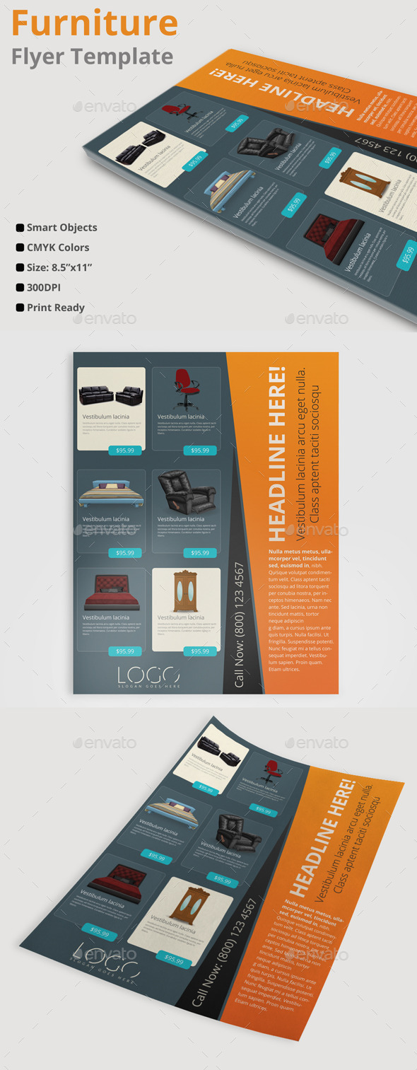 GraphicRiver Furniture Flyer Template 10334190 GraphicRiver Furniture Flyer Template 10334190