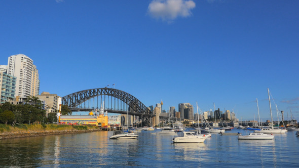 Lavender Bay and Sydney Harbour Bridge Lavender Bay and Sydney Harbour Bridge