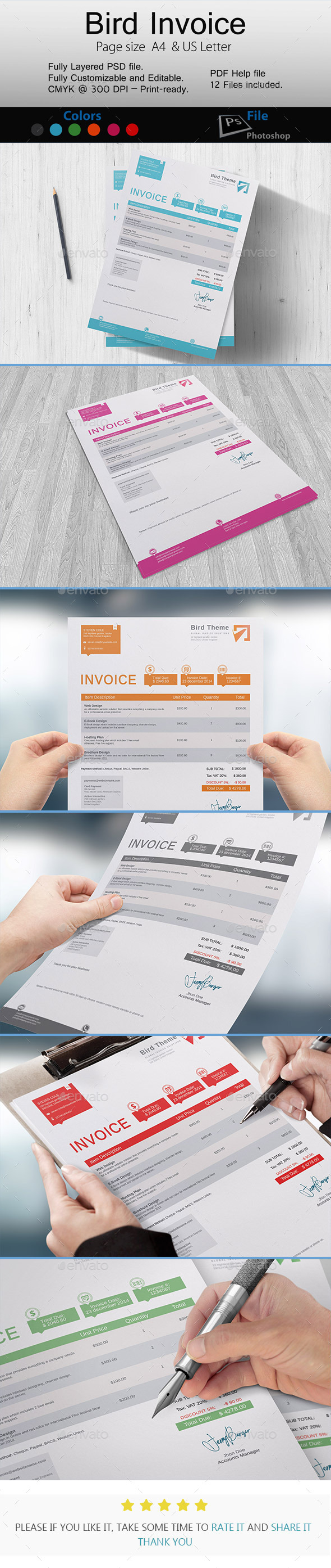 Bird Invoice (Proposals & Invoices)