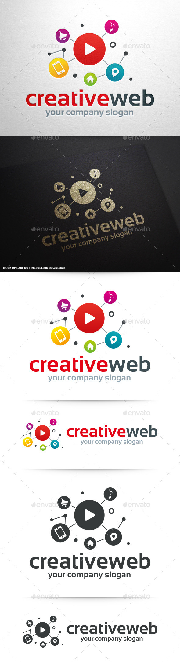 GraphicRiver Creative Web Logo Template 10336327 GraphicRiver Creative Web Logo Template 10336327