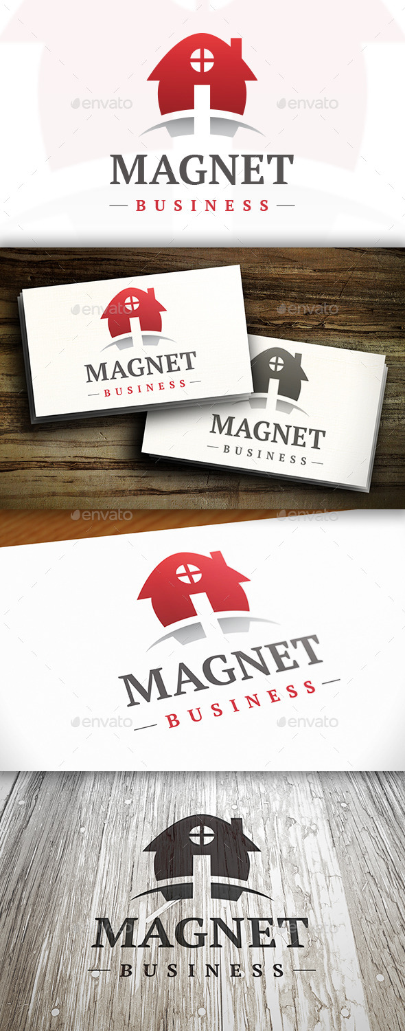 GraphicRiver Magnet House Logo 10336741 GraphicRiver Magnet House Logo 10336741