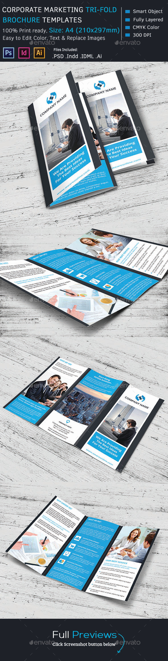 GraphicRiver Corporate Marketing Tri-Fold Brochure 10337021 GraphicRiver Corporate Marketing Tri-Fold Brochure 10337021
