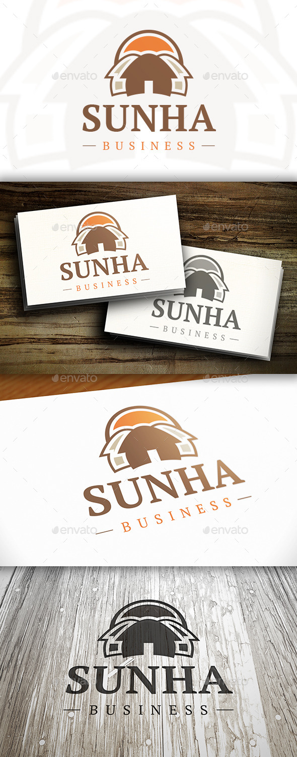 GraphicRiver Sunny House Logo 10337044 GraphicRiver Sunny House Logo 10337044