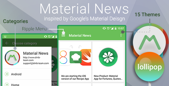 CodeCanyon Material News 10337045 CodeCanyon Material News 10337045
