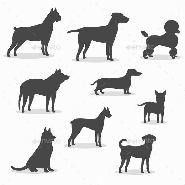 GraphicRiver Dogs Icons Set of Different Breeds 10337460 GraphicRiver Dogs Icons Set of Different Breeds 10337460