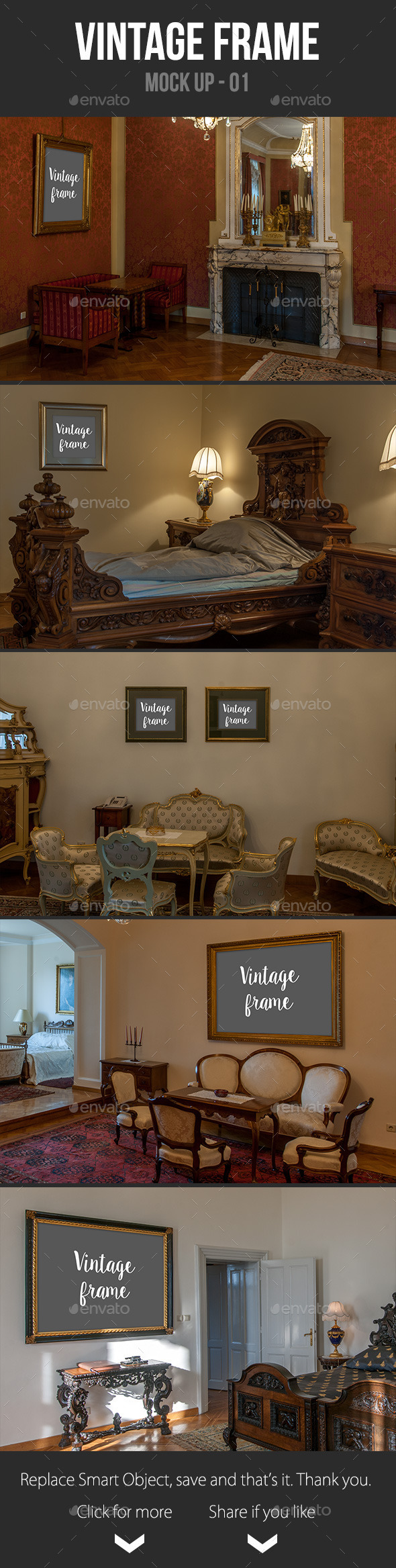 GraphicRiver Vintage Frames Mockup 10337972 GraphicRiver Vintage Frames Mockup 10337972