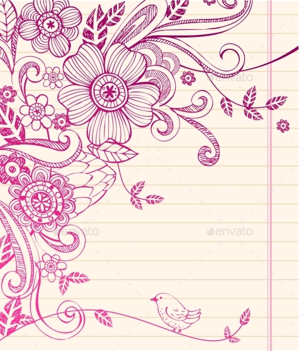 GraphicRiver Hand-Drawn Sketch Floral Composition 10338095 GraphicRiver Hand-Drawn Sketch Floral Composition 10338095