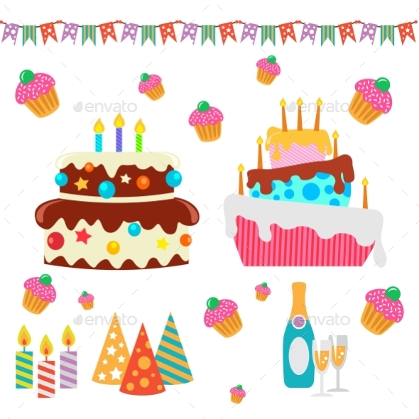 GraphicRiver Happy Birthday Set 10338208 GraphicRiver Happy Birthday Set 10338208