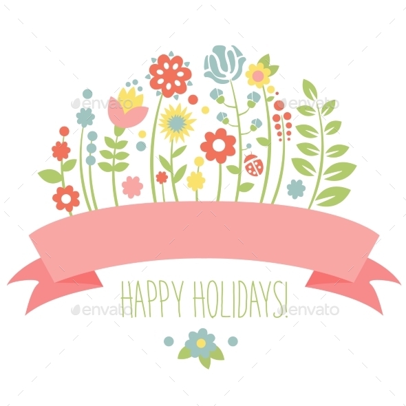 GraphicRiver Vintage Floral Background 10338231 GraphicRiver Vintage Floral Background 10338231