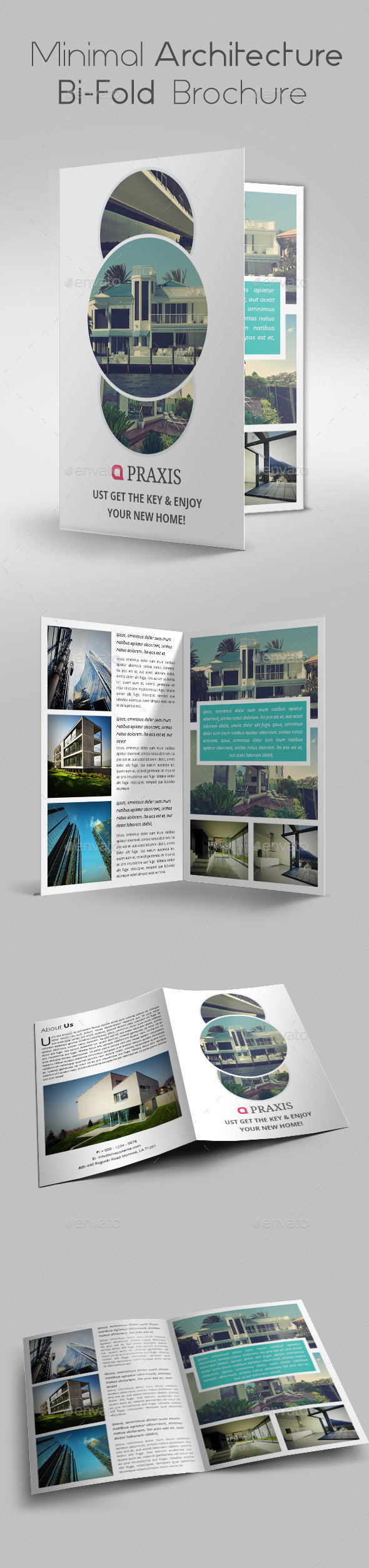 GraphicRiver Minimal Architecture Bi-Fold Brochure 10304707 GraphicRiver Minimal Architecture Bi-Fold Brochure 10304707