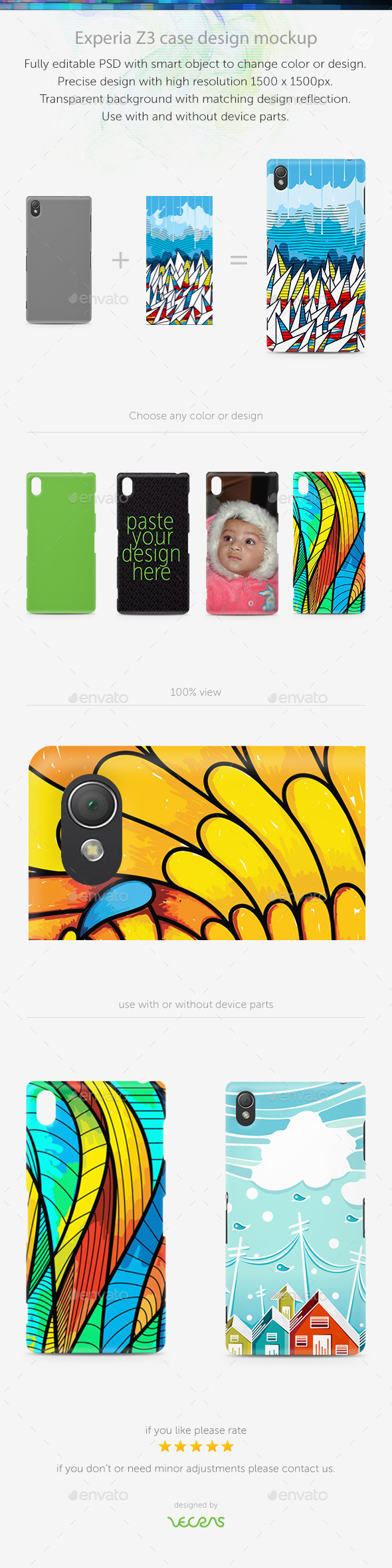 GraphicRiver Experia Z3 Case Design Mockup 10339586 GraphicRiver Experia Z3 Case Design Mockup 10339586