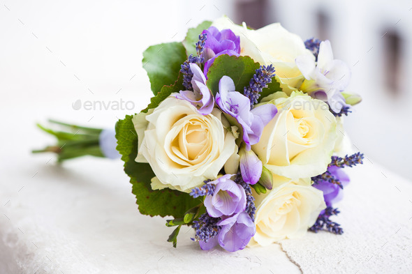 Wedding bouquet with yellow roses (Misc) Photo Download