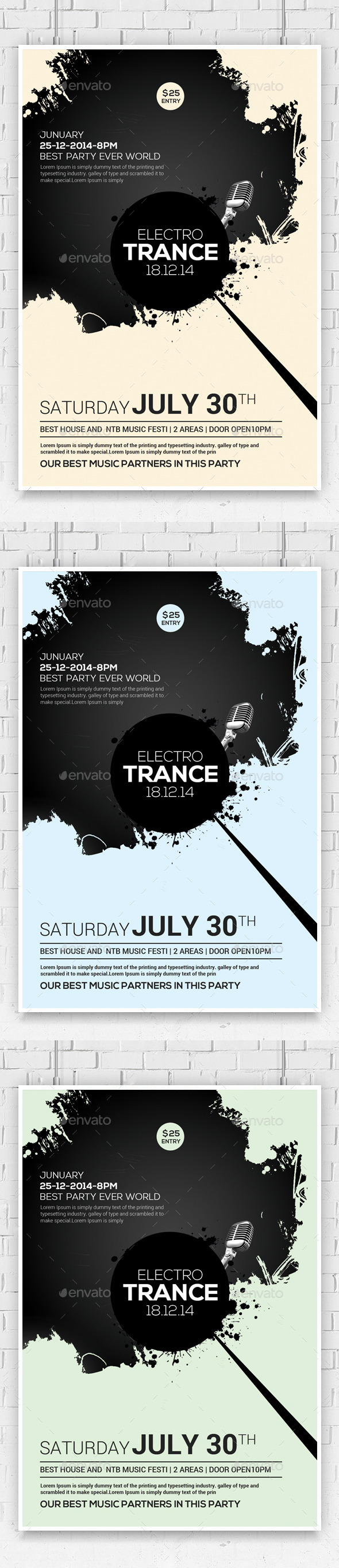 GraphicRiver Futuristic Flyer Poster Templates 10340814 GraphicRiver Futuristic Flyer Poster Templates 10340814