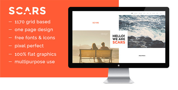 ThemeForest Scars PSD Template 10341338