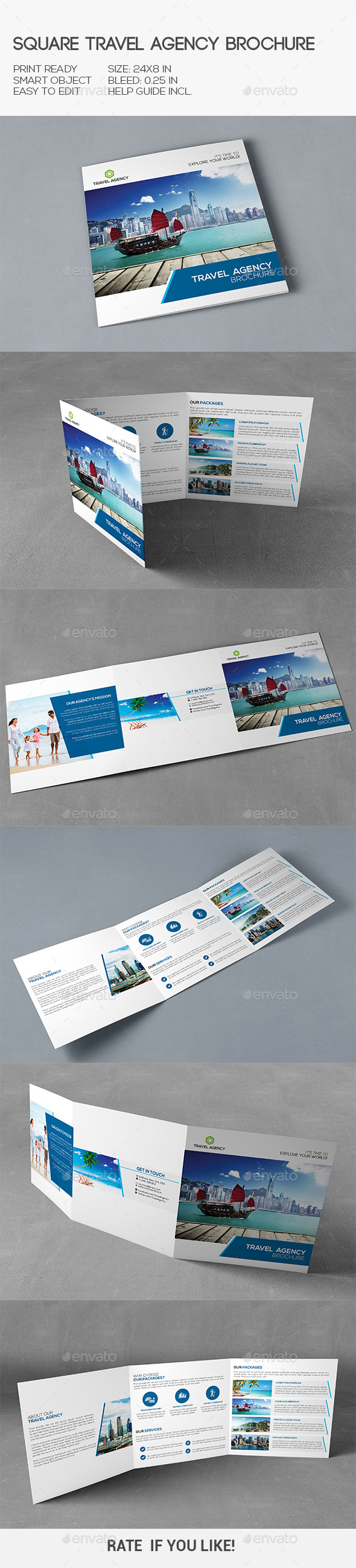 Travel Agency Square Brochure Travel Agency Square Brochure