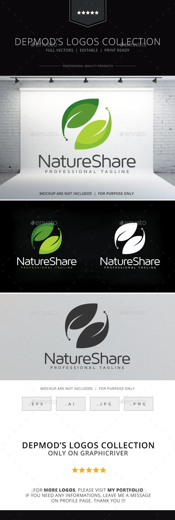 GraphicRiver Nature Share Logo 10343008 GraphicRiver Nature Share Logo 10343008