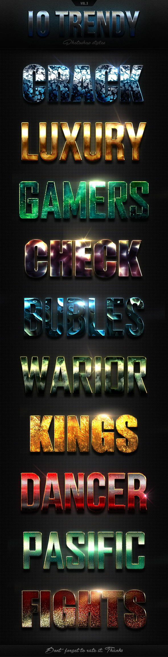 GraphicRiver 12 Trendy Photoshop Styles Vol.3 10345507 GraphicRiver 12 Trendy Photoshop Styles Vol.3 10345507