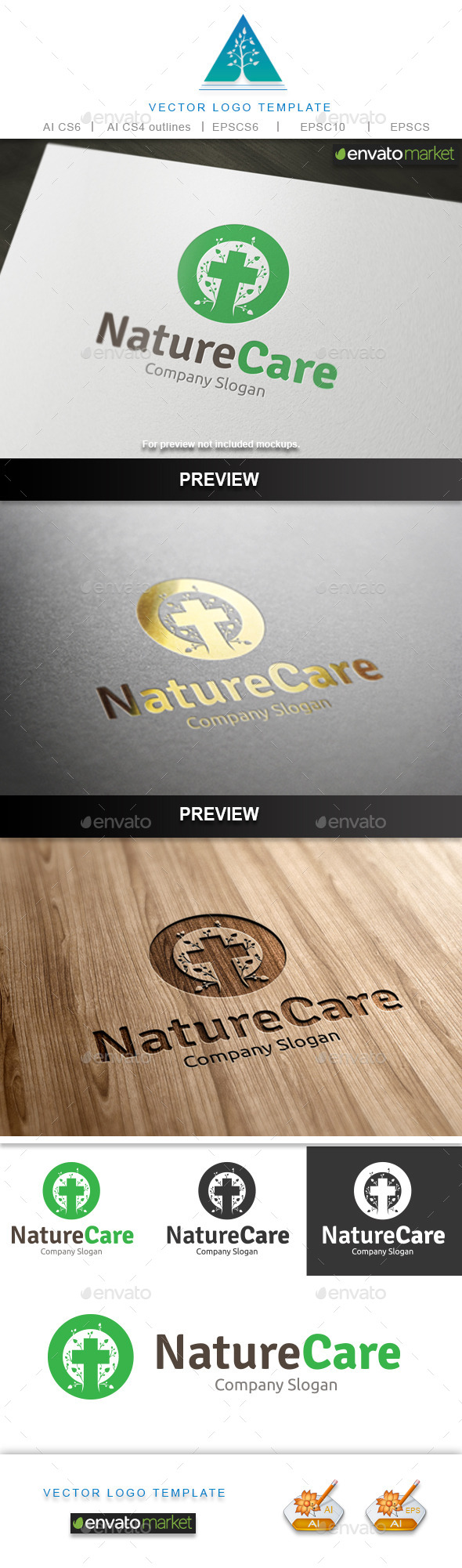 GraphicRiver Nature Care Logo 10345914 GraphicRiver Nature Care Logo 10345914