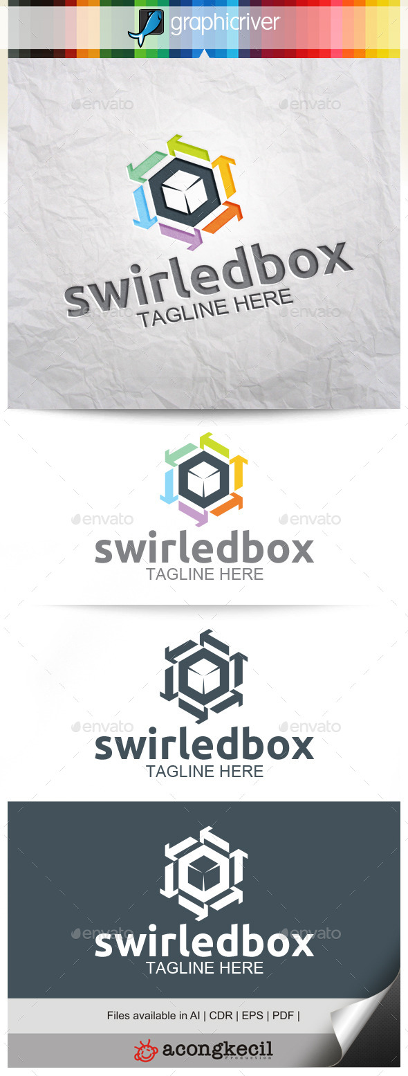 GraphicRiver Swirled Box 10345971 GraphicRiver Swirled Box 10345971
