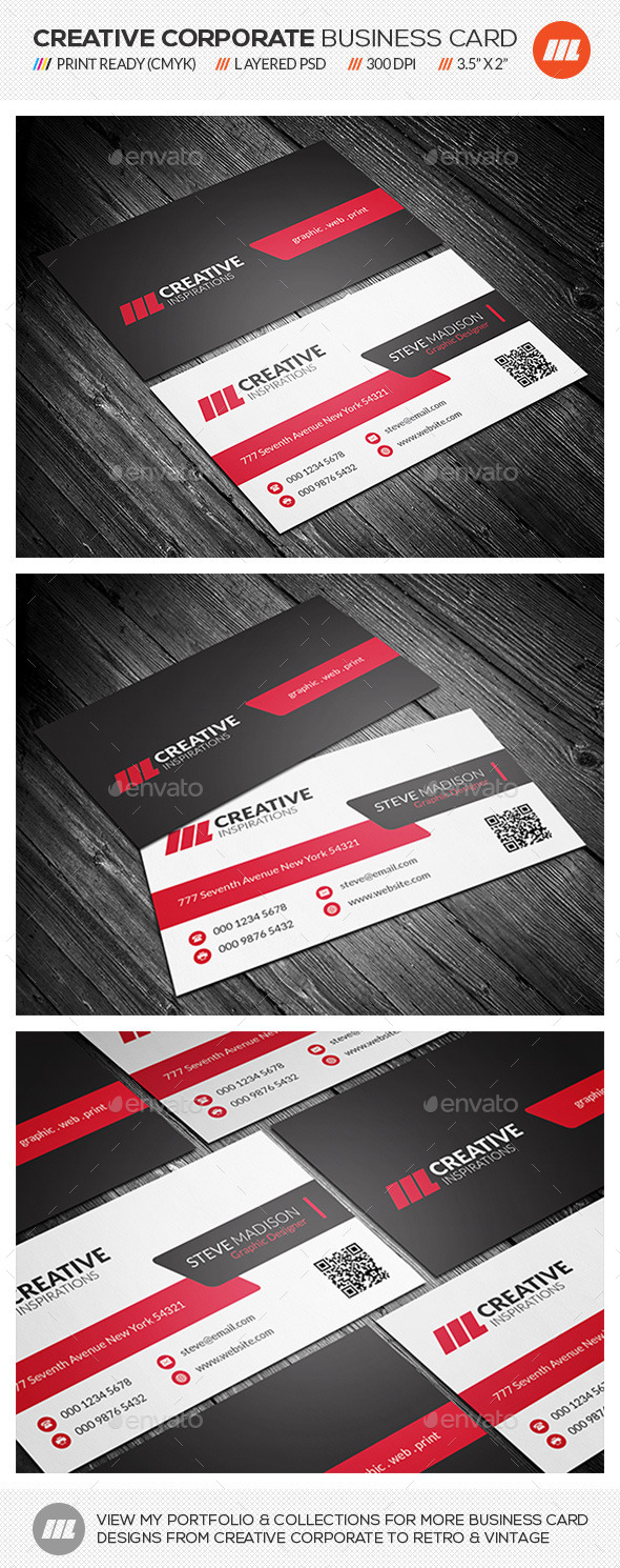GraphicRiver Clean & Modern Corporate Business Card 10347589 GraphicRiver Clean & Modern Corporate Business Card 10347589