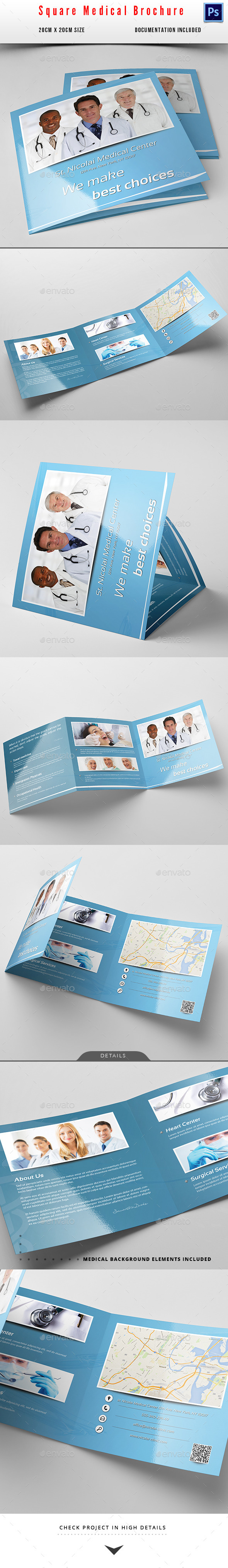 GraphicRiver Square Medical Brochure 10348916 GraphicRiver Square Medical Brochure 10348916