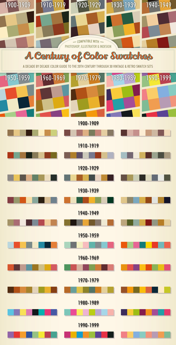 GraphicRiver A Century of Color Swatches 10350329 GraphicRiver A Century of Color Swatches 10350329